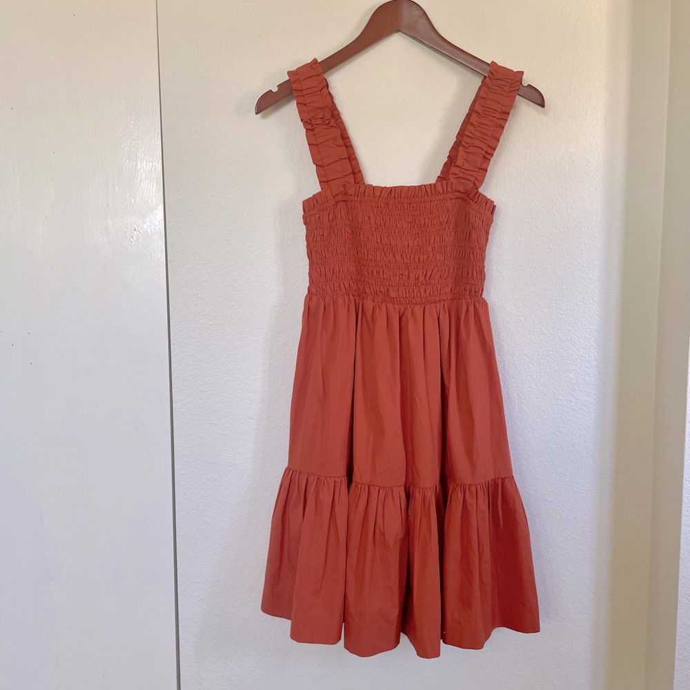 Abercrombie and Fitch smocked, tiered dress NWT